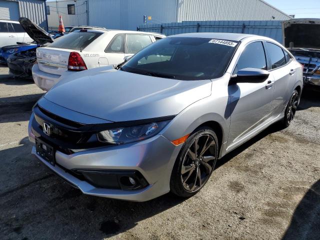 2HGFC2F81MH541071 - 2021 HONDA CIVIC SPORT ვერცხლისფერი ფოტო 1