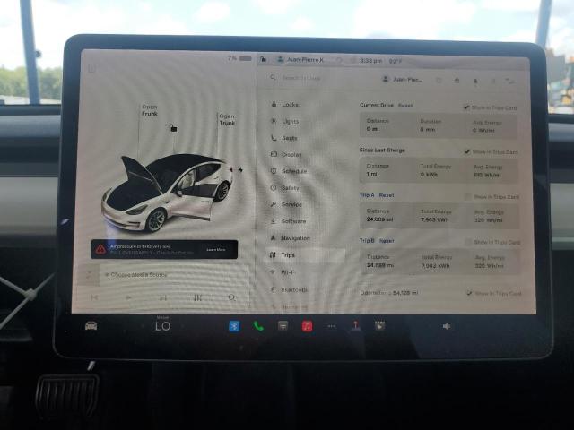 5YJ3E1EB0MF916098 - 2021 TESLA MODEL 3 Ağ foto 9
