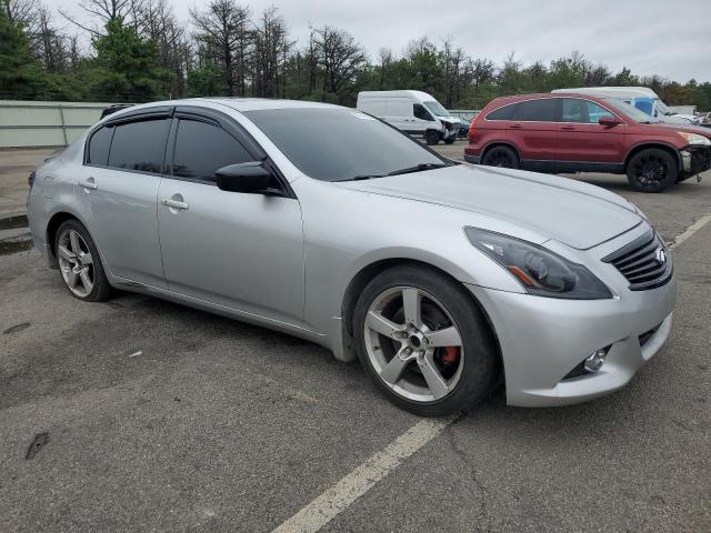 JN1CV6AP6CM930014 - 2012 INFINITI G37 BASE SILVER photo 4