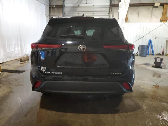 5TDBZRBH6NS597603 - 2022 TOYOTA HIGHLANDER L BLACK photo 6