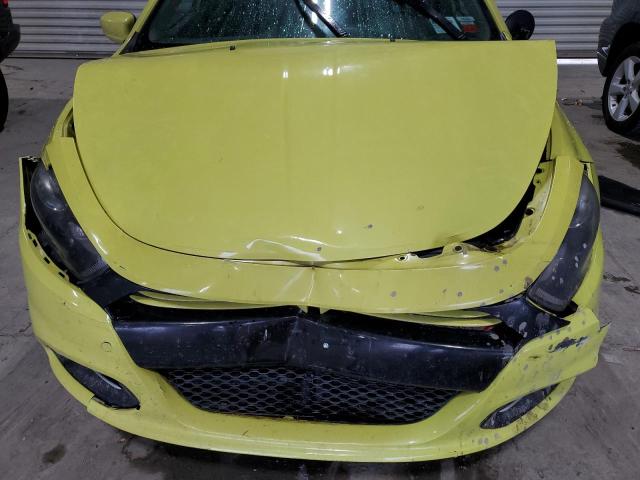 1C3CDFBA0DD117929 - 2013 DODGE DART SXT YELLOW photo 11