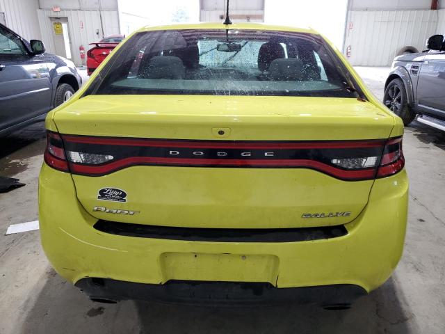 1C3CDFBA0DD117929 - 2013 DODGE DART SXT YELLOW photo 6