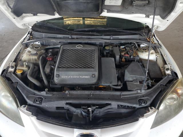 JM1BK34M691195210 - 2009 MAZDA SPEED 3 WHITE photo 11