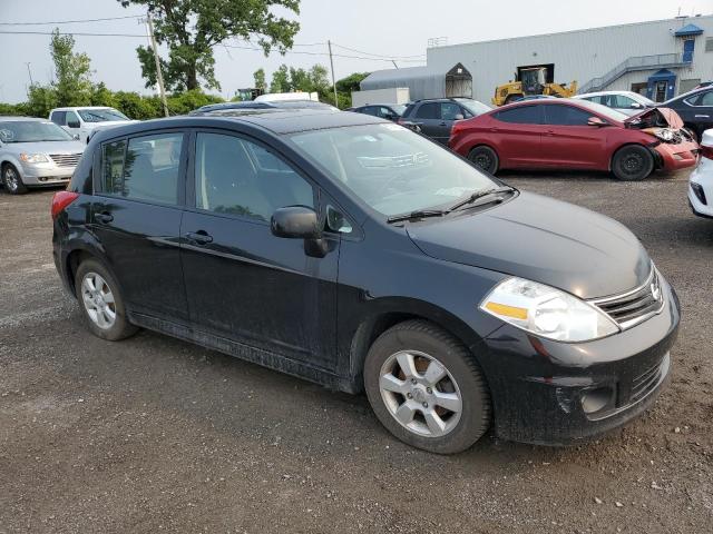 3N1BC1CP1BL389769 - 2011 NISSAN VERSA S BLACK photo 4