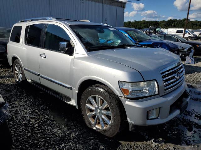 5N3AA08C18N914386 - 2008 INFINITI QX56 SILVER photo 4