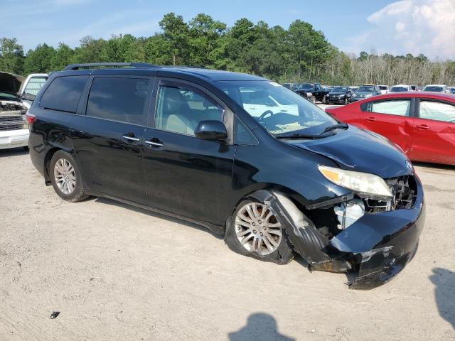 5TDYK3DC8FS676639 - 2015 TOYOTA SIENNA XLE BLACK photo 4