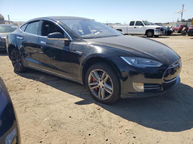 5YJSA1E17FF114441 - 2015 TESLA MODEL S შავი ფოტო 4