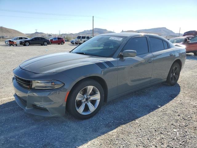 2C3CDXHG8JH125065 - 2018 DODGE CHARGER SXT PLUS GRAY photo 1