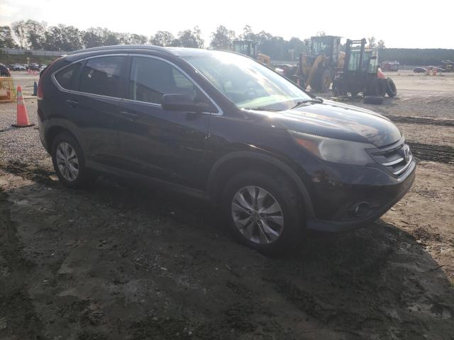 2HKRM4H78DH649266 - 2013 HONDA CR-V EXL BLACK photo 4