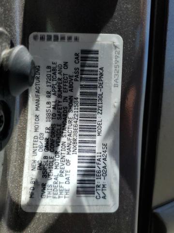 1NXBR38E64Z211584 - 2004 TOYOTA COROLLA CE SILVER photo 12