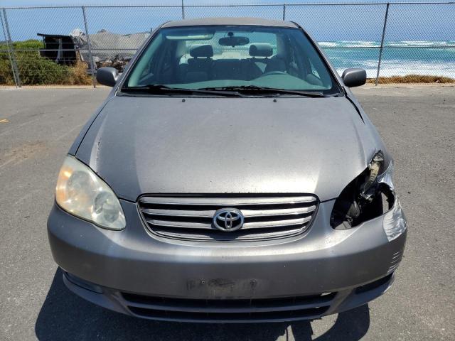 1NXBR38E64Z211584 - 2004 TOYOTA COROLLA CE SILVER photo 5