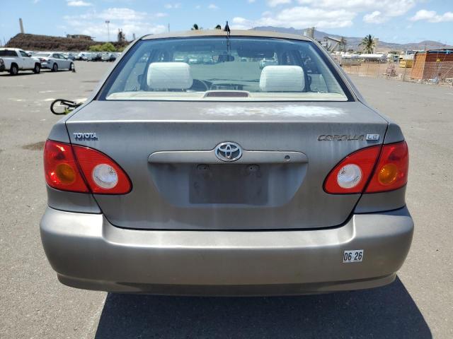 1NXBR38E64Z211584 - 2004 TOYOTA COROLLA CE SILVER photo 6