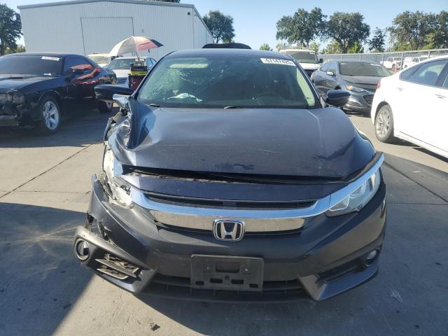 2HGFC1F73HH630843 - 2017 HONDA CIVIC EXL BLUE photo 5