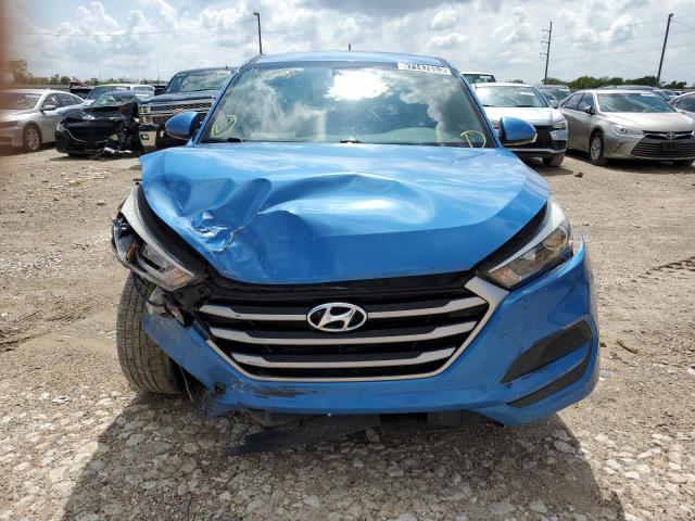 KM8J23A42HU416309 - 2017 HYUNDAI TUCSON SE BLUE photo 5