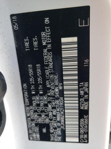 JTJYARBZ1K2119034 - 2019 LEXUS NX 300 BASE Ağ foto 13