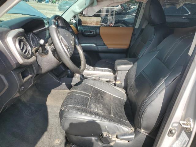 5TFAX5GN7HX084190 - 2017 TOYOTA TACOMA DOUBLE CAB ვერცხლისფერი ფოტო 7