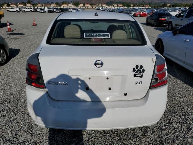 3N1AB61E47L672591 - 2007 NISSAN SENTRA 2.0 WHITE photo 6