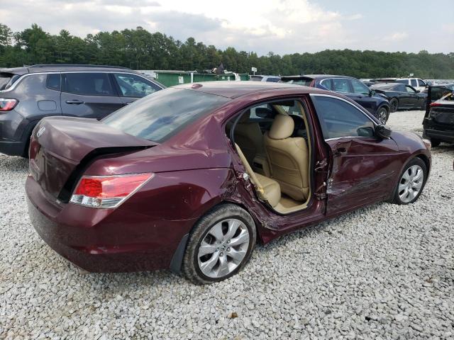 1HGCP2F83AA144639 - 2010 HONDA ACCORD EXL BURGUNDY photo 3