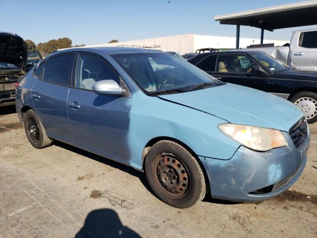 KMHDU46D97U192301 - 2007 HYUNDAI ELANTRA GLS BLUE photo 4