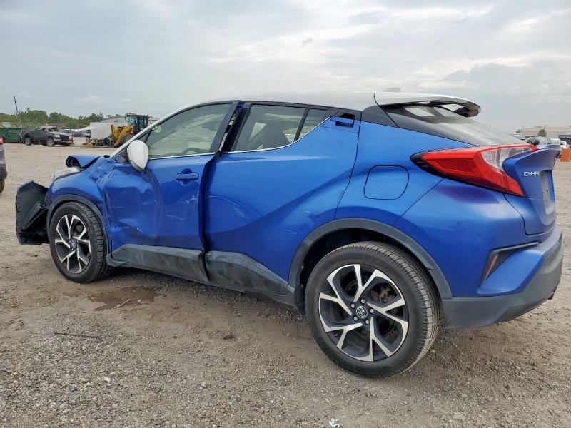 JTNKHMBX4K1023891 - 2019 TOYOTA C-HR XLE BLUE photo 2