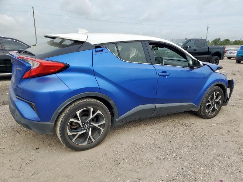 JTNKHMBX4K1023891 - 2019 TOYOTA C-HR XLE BLUE photo 3