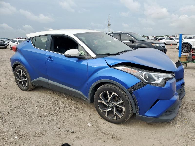 JTNKHMBX4K1023891 - 2019 TOYOTA C-HR XLE BLUE photo 4