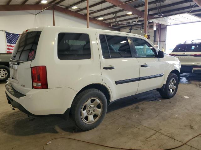 5FNYF4H22FB027774 - 2015 HONDA PILOT LX WHITE photo 3