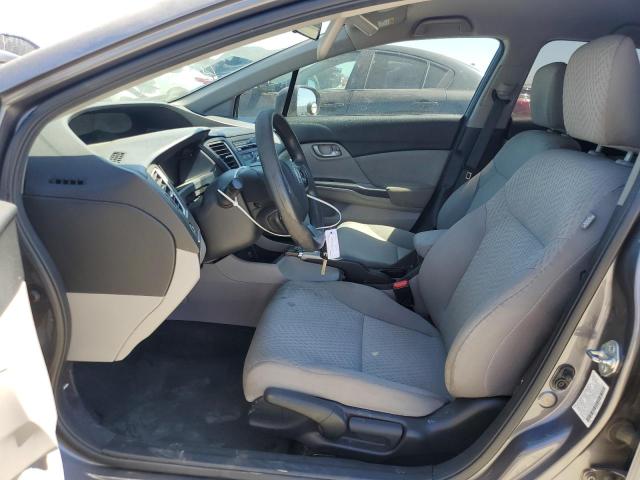 2HGFB2F55FH534331 - 2015 HONDA CIVIC LX GRAY photo 7