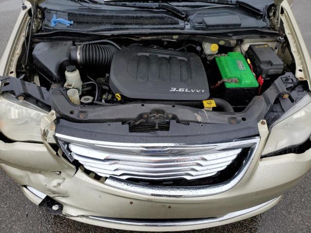 2A4RR8DG4BR759921 - 2011 CHRYSLER TOWN & COU TOURING L BEIGE photo 12