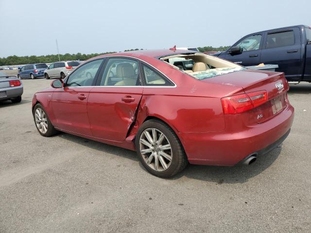 WAUGGAFC4DN034434 - 2013 AUDI A6 PREMIUM PLUS Rot Foto 2