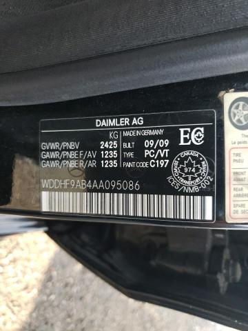 WDDHF9AB4AA095086 - 2010 MERCEDES-BENZ E 550 4MATIC BLACK photo 13