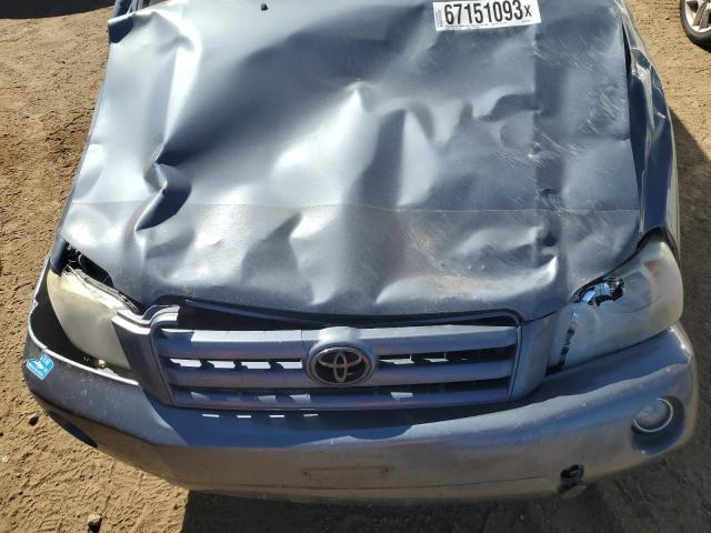 JTEEP21A840063109 - 2004 TOYOTA HIGHLANDER BLUE photo 12