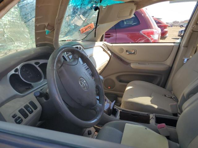 JTEEP21A840063109 - 2004 TOYOTA HIGHLANDER BLUE photo 7