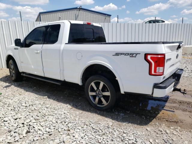 1FTEX1EP1GFC10031 - 2016 FORD F150 SUPER CAB WHITE photo 2