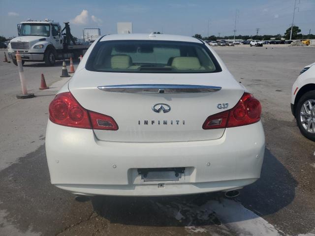 JN1CV6AP1DM717392 - 2013 INFINITI G37 BASE WHITE photo 6