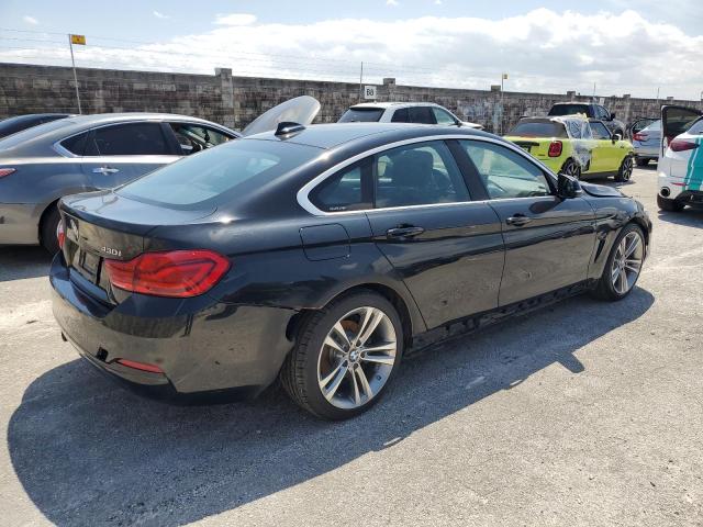 WBA4J1C52KBM14686 - 2019 BMW 430I GRAN COUPE BLACK photo 3