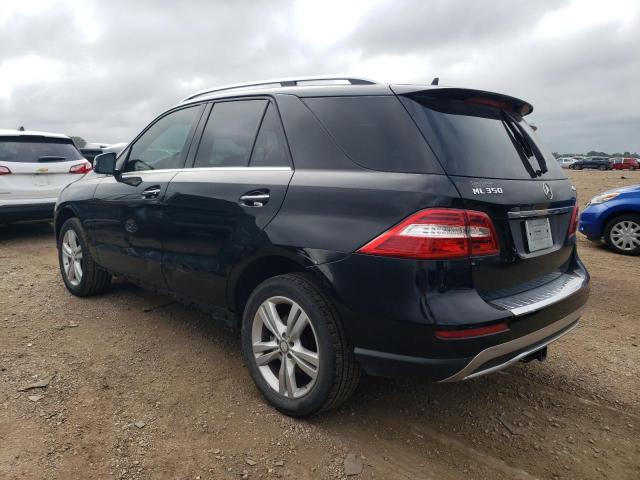 4JGDA5HB2EA370610 - 2014 MERCEDES-BENZ ML 350 4MATIC BLACK photo 2