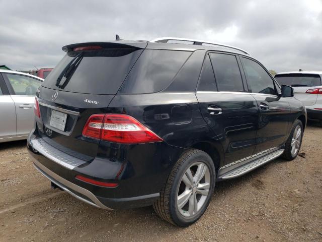 4JGDA5HB2EA370610 - 2014 MERCEDES-BENZ ML 350 4MATIC BLACK photo 3