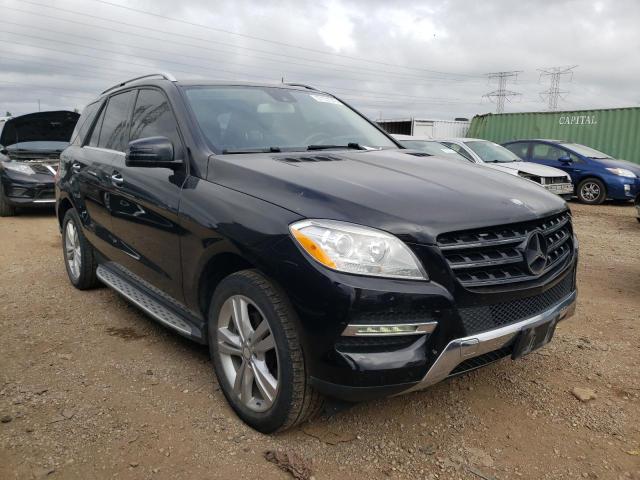 4JGDA5HB2EA370610 - 2014 MERCEDES-BENZ ML 350 4MATIC BLACK photo 4