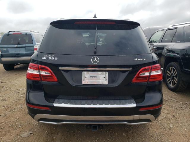 4JGDA5HB2EA370610 - 2014 MERCEDES-BENZ ML 350 4MATIC BLACK photo 6
