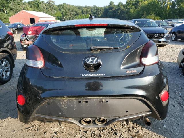 KMHTC6AE2EU207969 - 2014 HYUNDAI VELOSTER TURBO BLACK photo 6