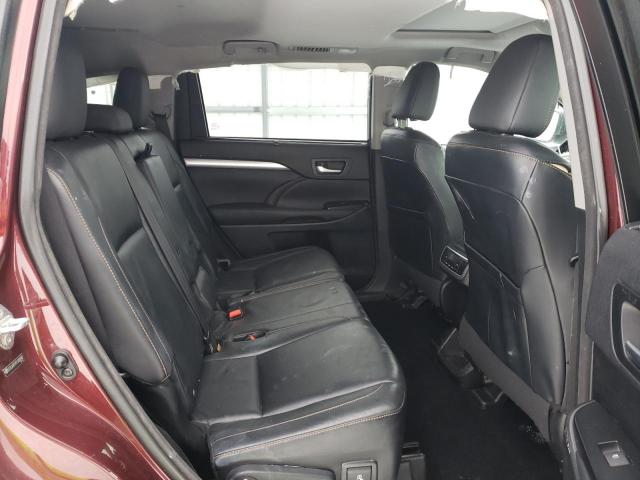 5TDJKRFH7ES058482 - 2014 TOYOTA HIGHLANDER XLE ბურგუნდია ფოტო 10