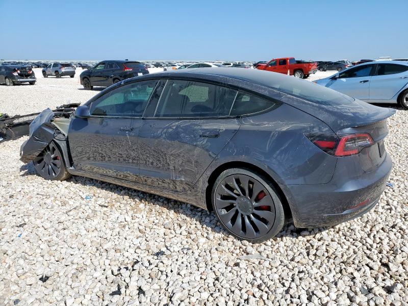 5YJ3E1EC5MF086937 - 2021 TESLA MODEL 3 ნაცრისფერი ფოტო 2