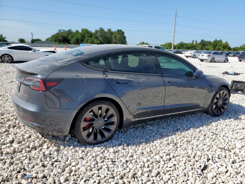 5YJ3E1EC5MF086937 - 2021 TESLA MODEL 3 ნაცრისფერი ფოტო 3