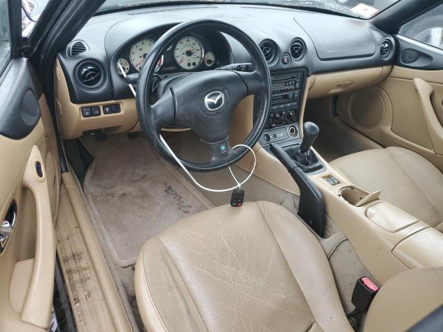 JM1NB353810205202 - 2001 MAZDA MX-5 MIATA BASE BLACK photo 8