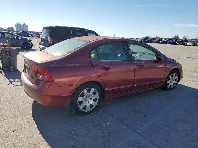 2HGFA16596H513012 - 2006 HONDA CIVIC LX BURGUNDY photo 3