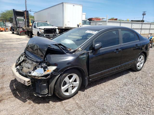 19XFA1F65AE056808 - 2010 HONDA CIVIC LX-S Սև լուսանկար 1