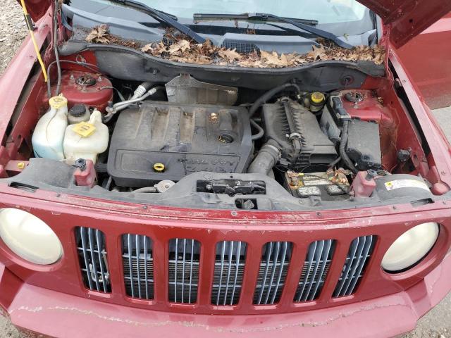 1J8FF28W67D365890 - 2007 JEEP PATRIOT SPORT Բորդո լուսանկար 12