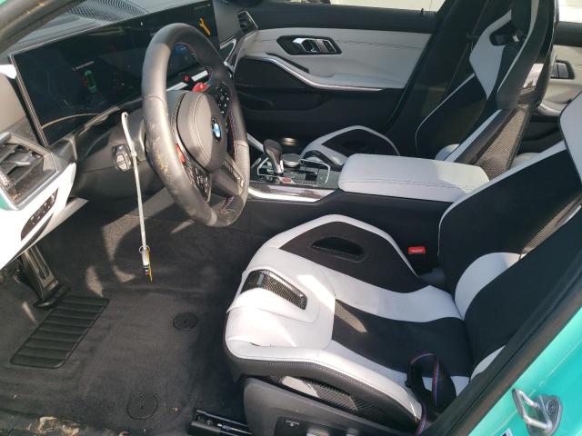 WBS43AY09PFR22639 - 2023 BMW M3 COMPETITION ტურკოუსი ფოტო 7