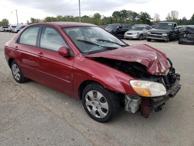 KNAFE222495665003 - 2009 KIA SPECTRA EX BURGUNDY photo 4